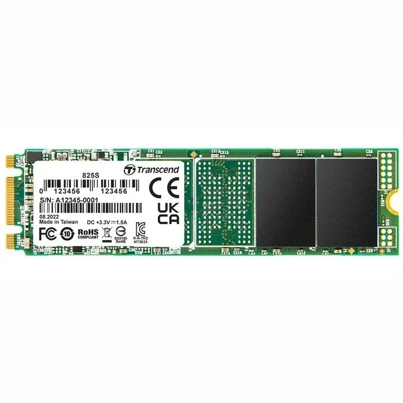 Накопитель SSD M.2 500 GB Transcend MTS825S (TS500GMTS825S) Retail (530/480 МБ/сек, 55000/75000 IOPS, SATA600, 3D NAND (TLC), TBW 180)