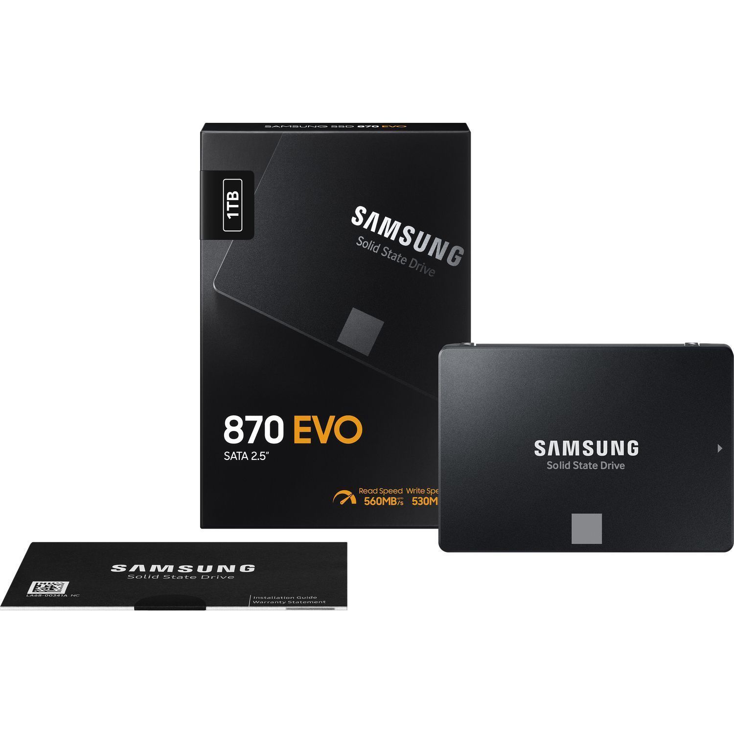 Твердотельные накопители Samsung 870 EVO 1000GB (MZ-77E1T0BW)