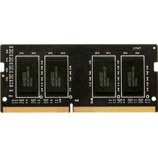Память SODIMM DDR4 16 GB (PC4-21300, 2666 MHz) AMD Radeon R7 Perfomance (1 шт x 16 ГБ, CL 16-18-18-35, 1.2 В, Dual rank x8, высота 30 мм) [ R7416G2606