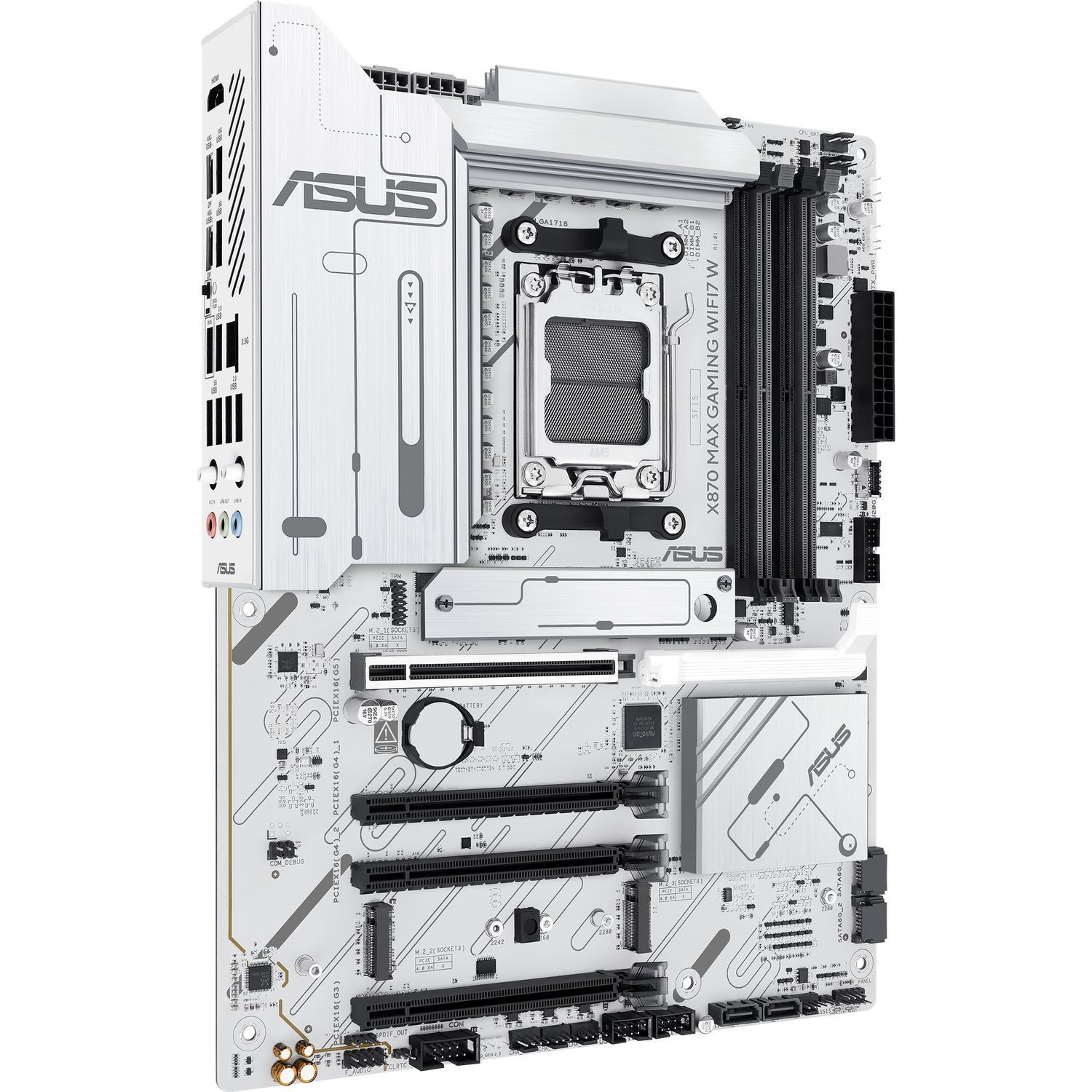 Материнская плата ASUS X870 MAX GAMING WIFI7 W (90MB1LZ0-M0EAY0)