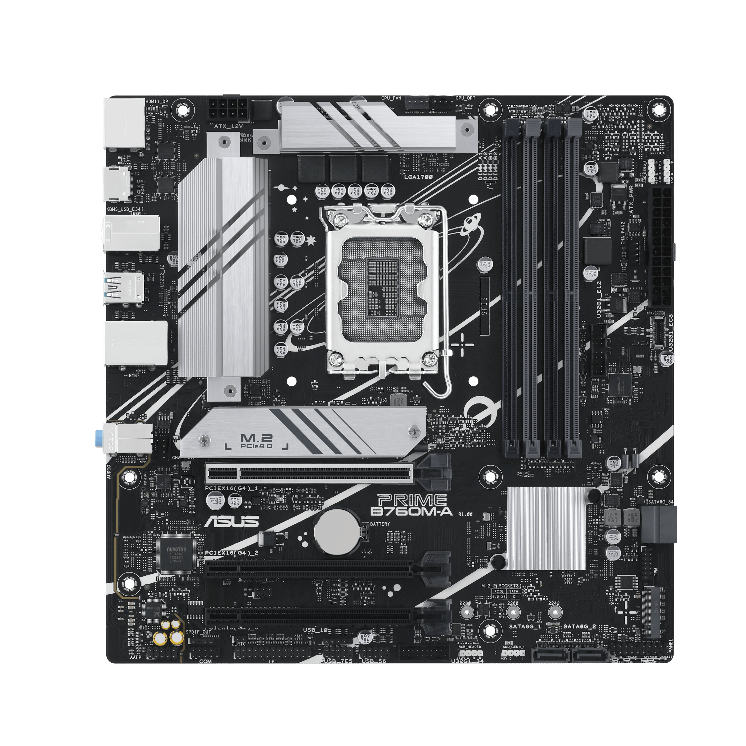 Материнская плата Asus PRIME B760M-A-CSM (90MB1EK0-M1EAYC)