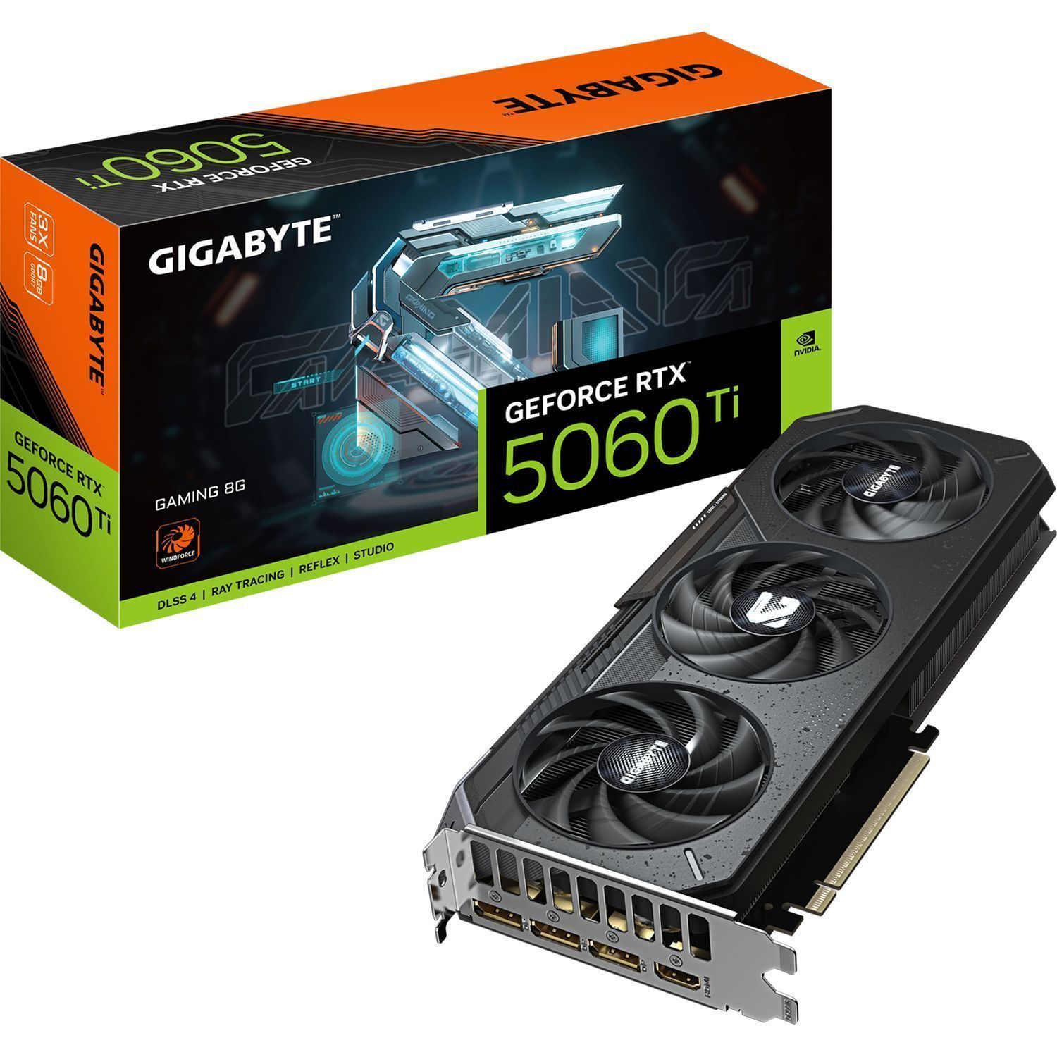 Видеокарта Gigabyte GeForce RTX 5060 Ti GAMING 8G (GV-N506TGAMING-8GD)