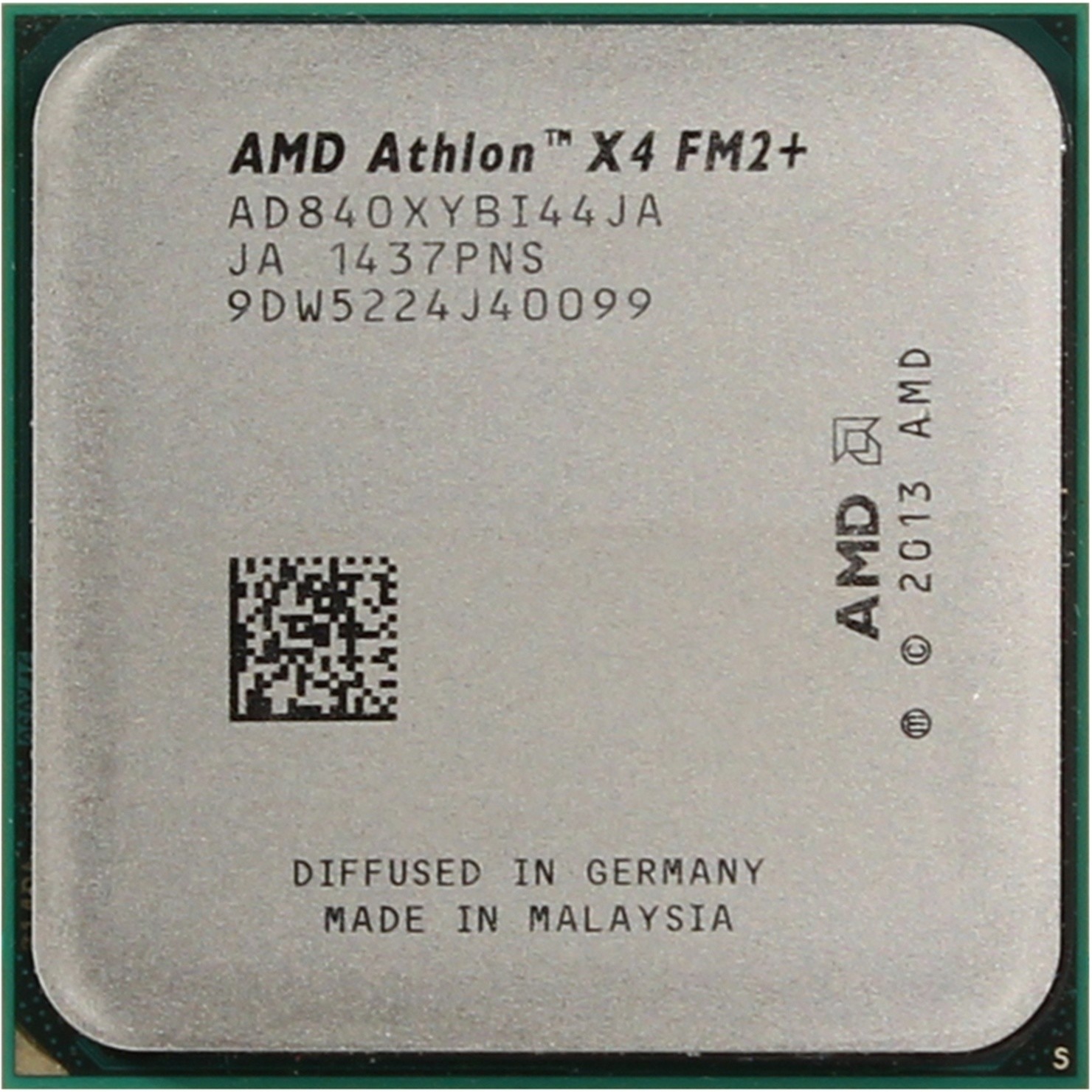 Процессор AMD Athlon X4 840 OEM (S-FM2+, ядер: 4, потоков: 4, 3.1-3.8GHz, L2: 4MB, без графики!!!, TDP 65W) AD840XYBI44JA