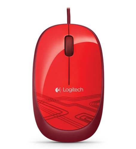 Мышь Logitech M105 Precision Corded Mouse Red (красный, USB, оптика, 1000 dpi, 3 кл., 1.45 м, симметричный дизайн) [ 910-002945 ]