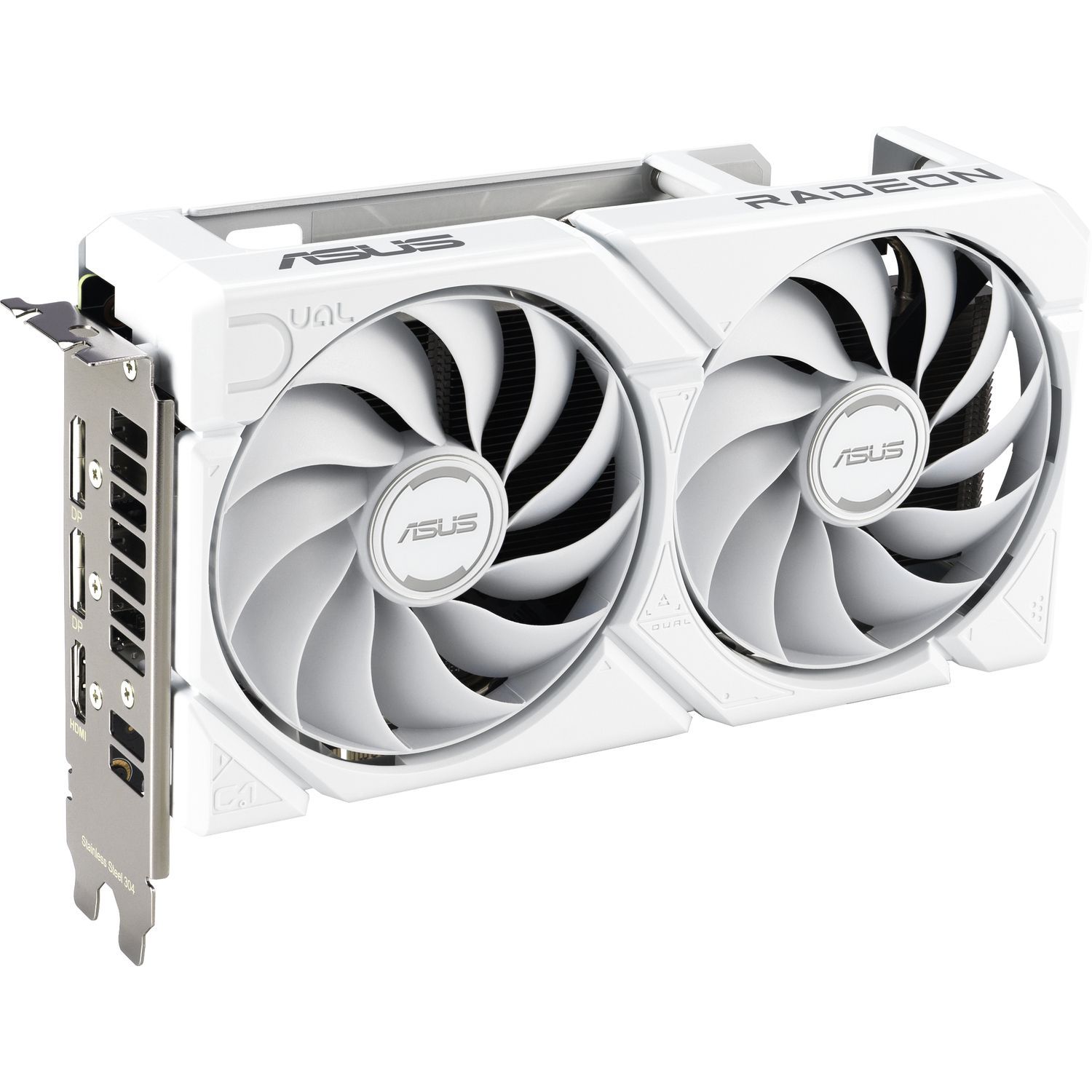 Видеокарта ASUS DUAL-RX9060XT-16G-WHITE (90YV0LG3-M0NA00)