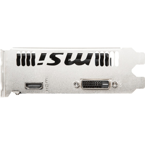 Видеокарта MSI GeForce GT 1030 AERO ITX 2GD4 OC (PCI-E 3.0, 2048 MB, DDR4, 64 bit, Base: 1189 MHz, Boost: 1430 MHz, 2100 MHz, 14nm, GP108-310, 384/24/